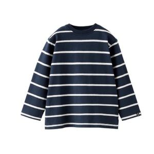 Zara Navy stripped long sleeve